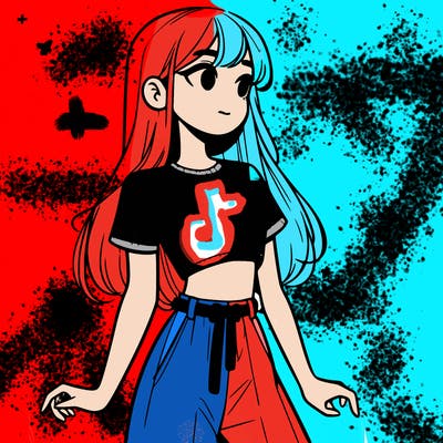 girl in a cute crop top