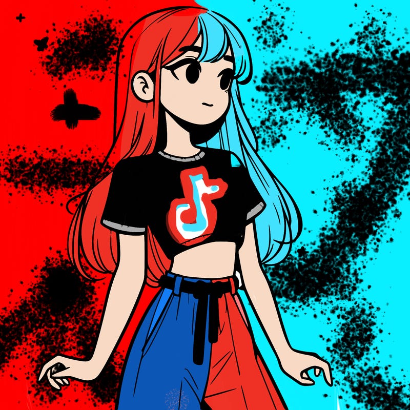 girl in a cute crop top