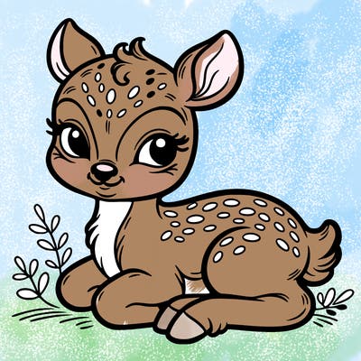 baby deer