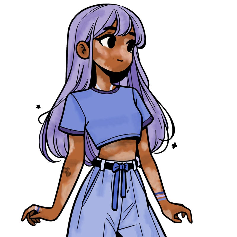 girl in a cute crop top