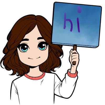 realistic girl holding up a sign