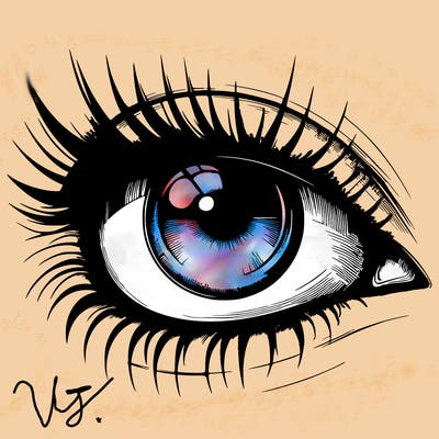 realistic eye