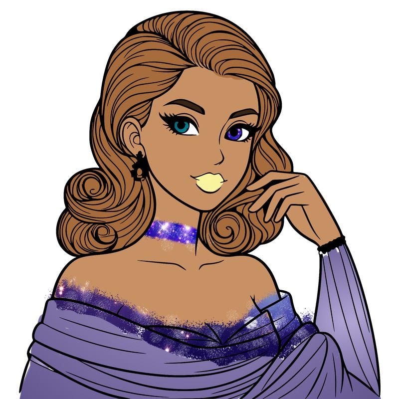 an elegant woman