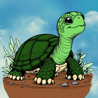 realistic turtle