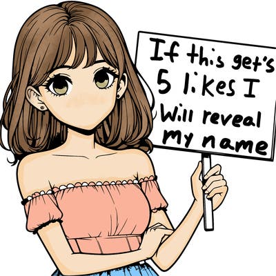 realistic pretty girl holding blank sign