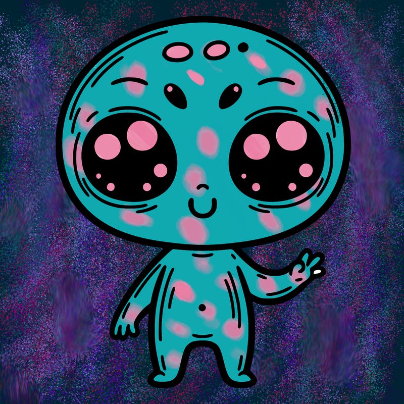 alien cute