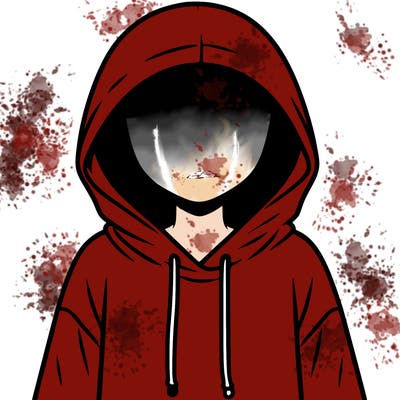 faceless girl in hoodie