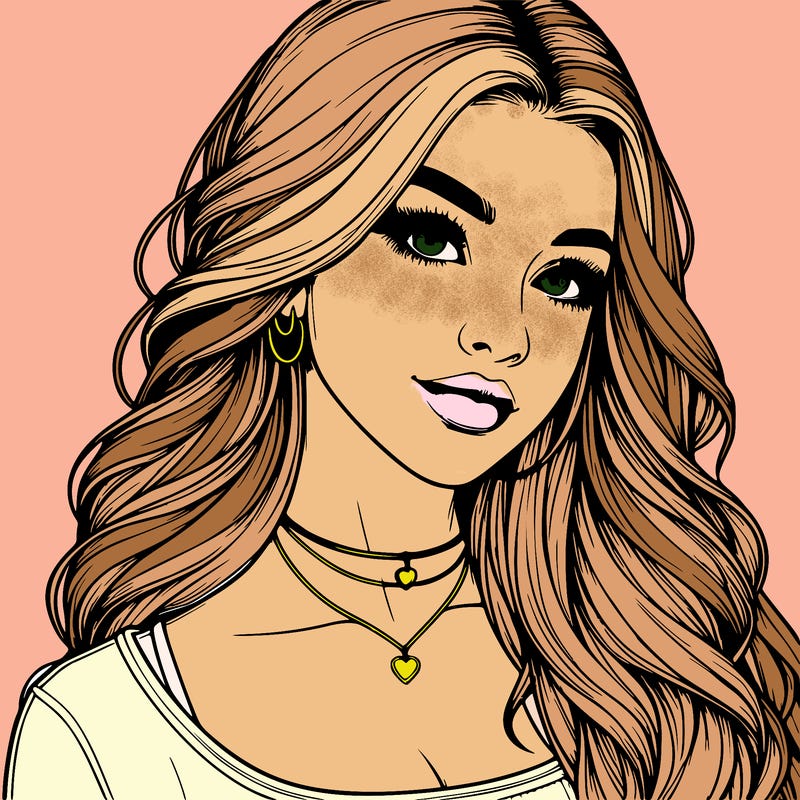 detailed realistic girl