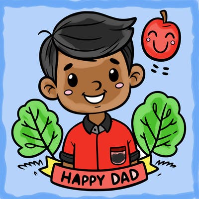 happy dad