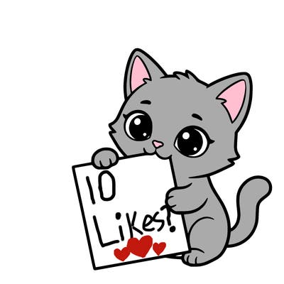 a small cat with a blank sheet of paper in its hand. the cat is sooooooo cute!