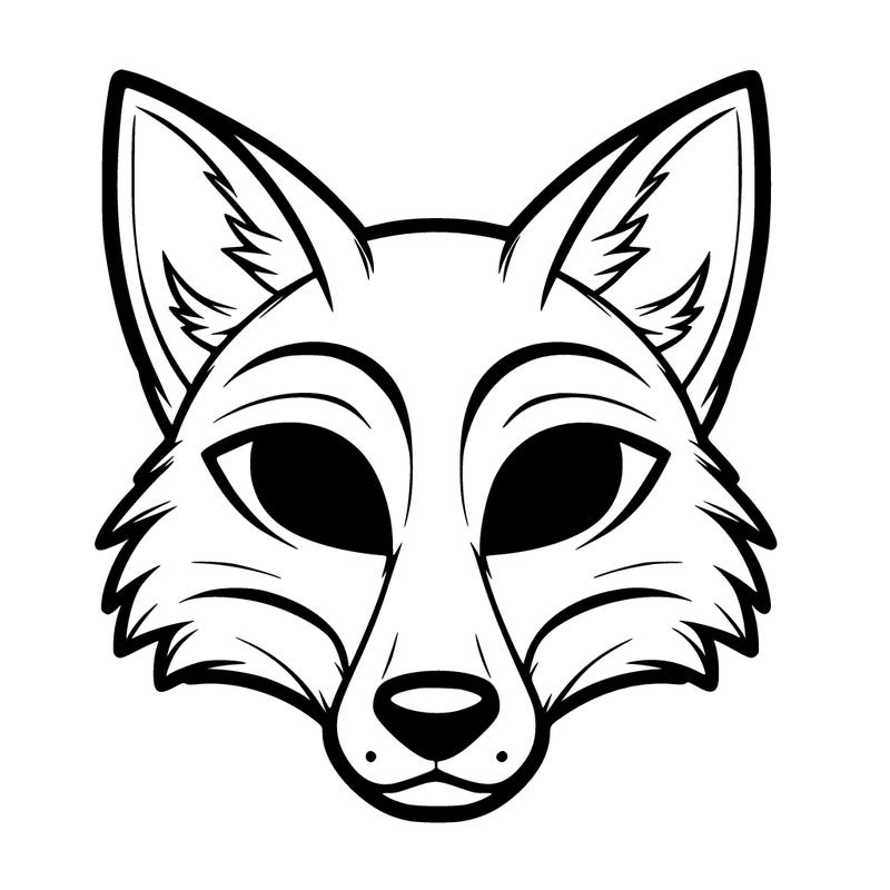 a fox therian mask