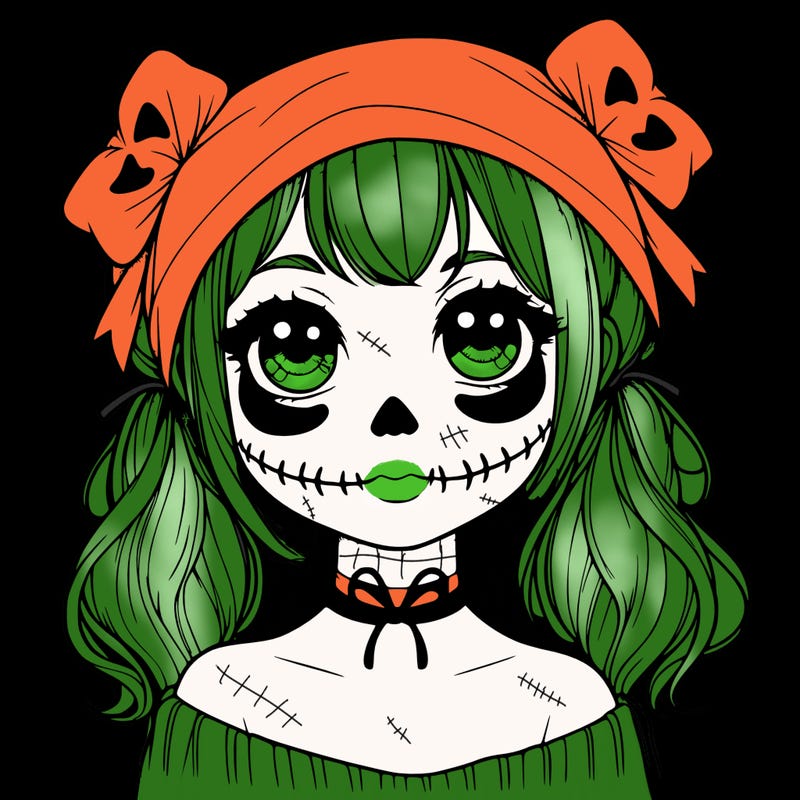 realistic girl halloween