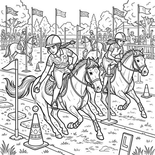 Mounted Games Riders