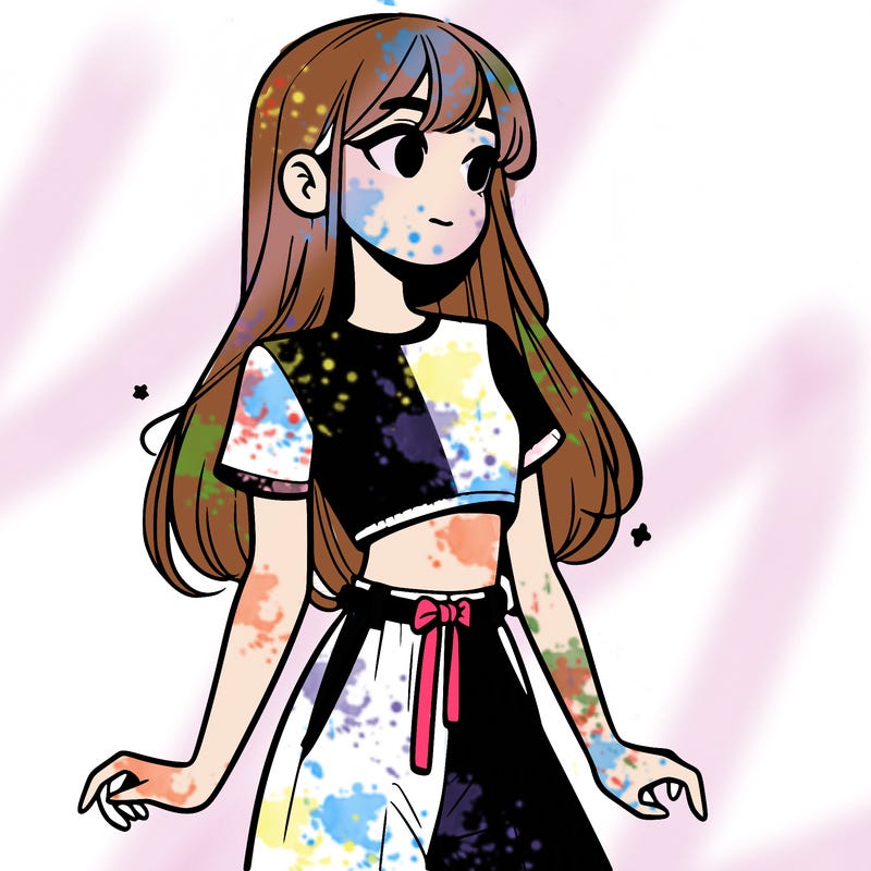 girl in a cute crop top