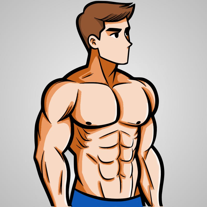 a man with a strong body