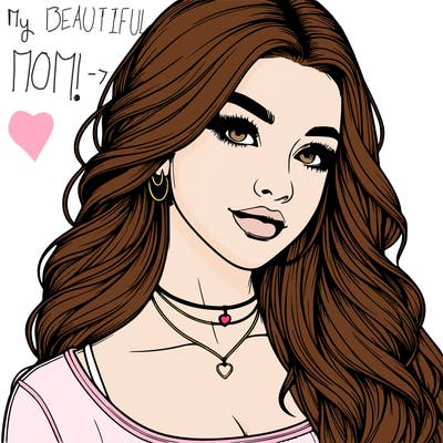 detailed realistic girl