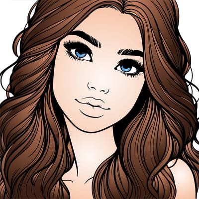 beautiful realistic girl