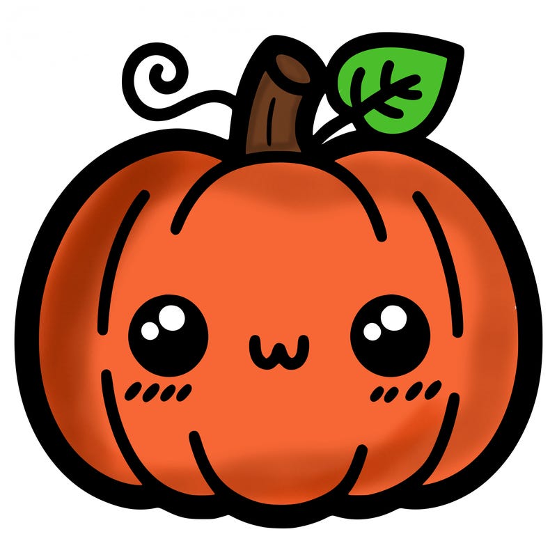 simple halloween pumpkin cute