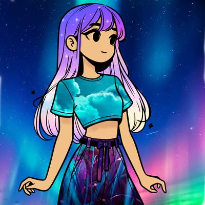 girl in a cute crop top