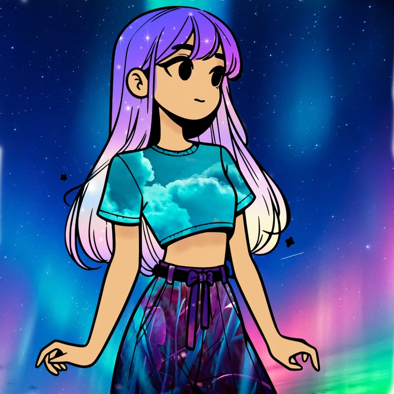 girl in a cute crop top