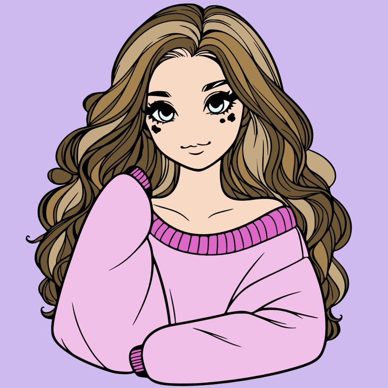 a beautiful girl in a big sweatshirt