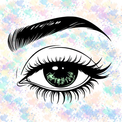 eye closed realistic