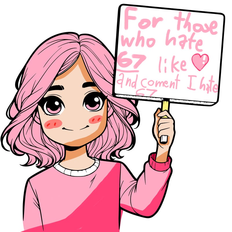 realistic girl holding up a sign