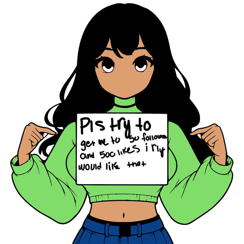 girl holding a blank sign in a long sleeve crop top