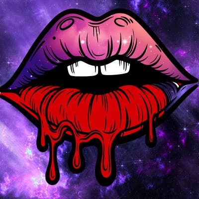 lips that look realistic and drip