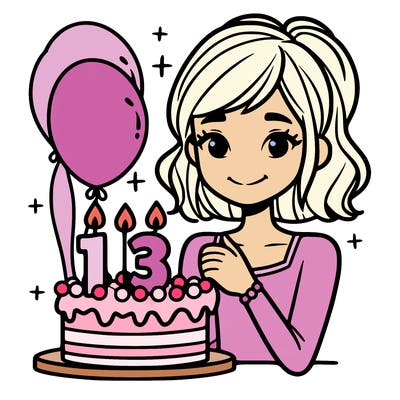 girl on 13th bday