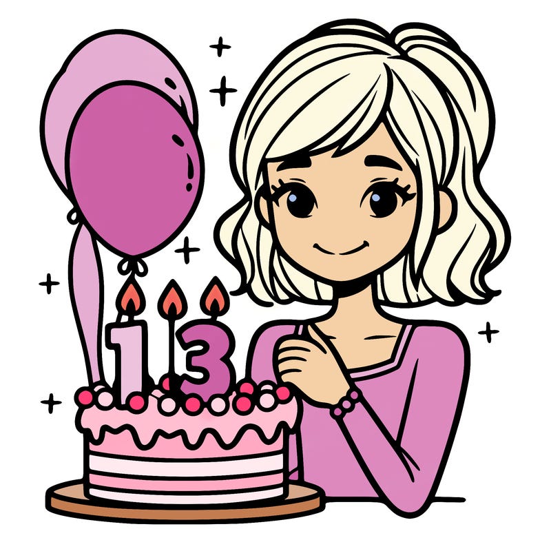 girl on 13th bday