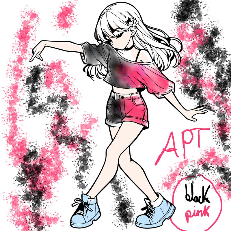 realistic girl danceing