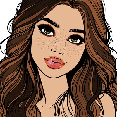 beautiful realistic girl