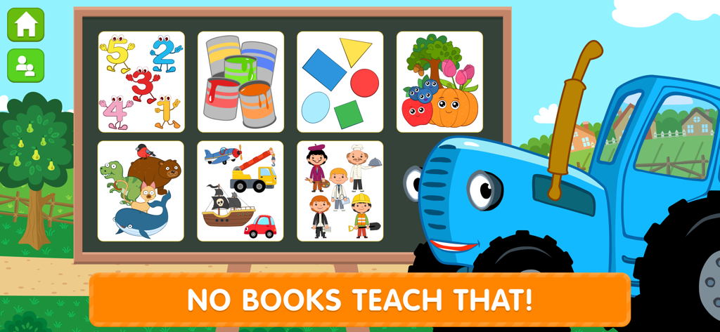 Blue Tractor: Baby Learning! - Games App | MWM