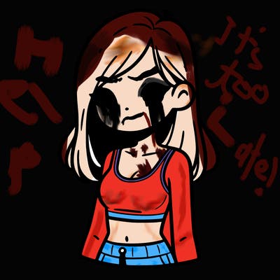 girl with crop top