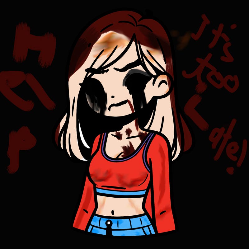girl with crop top
