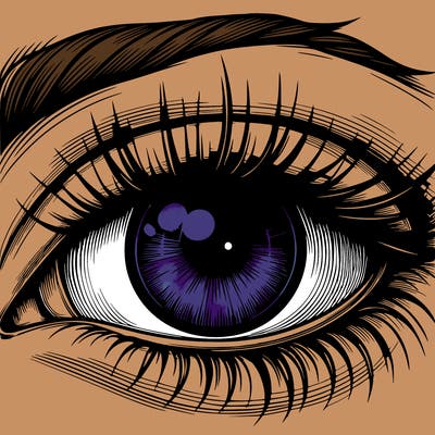 realistic eye