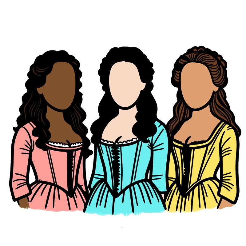 the schuyler sisters from hamilton the musical