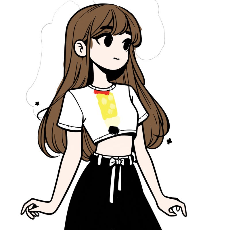 girl in a cute crop top