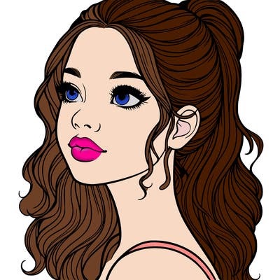 beautiful realistic girl