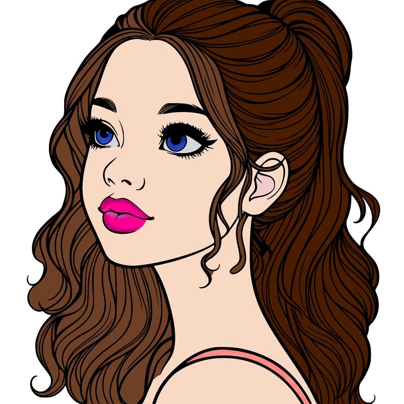 beautiful realistic girl