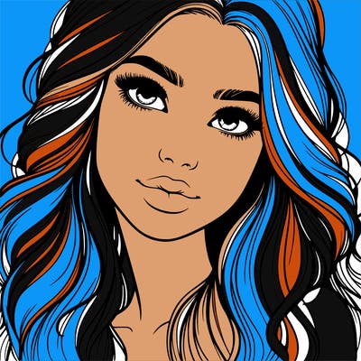 beautiful realistic girl