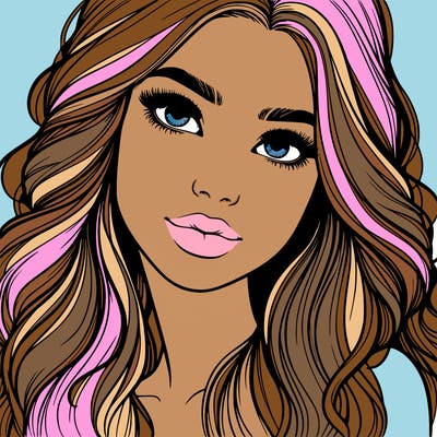 beautiful realistic girl