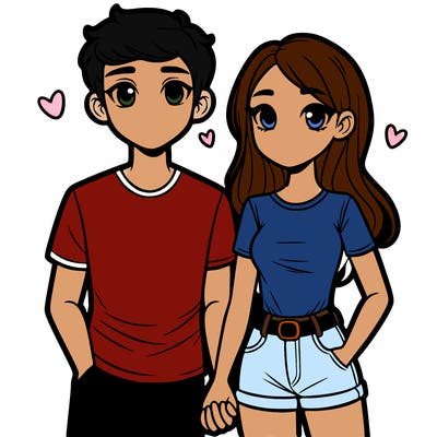 boyfriend and girlfriend