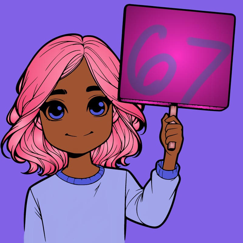 realistic girl holding up a sign