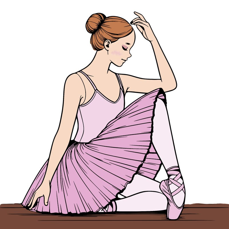 realistic ballerina