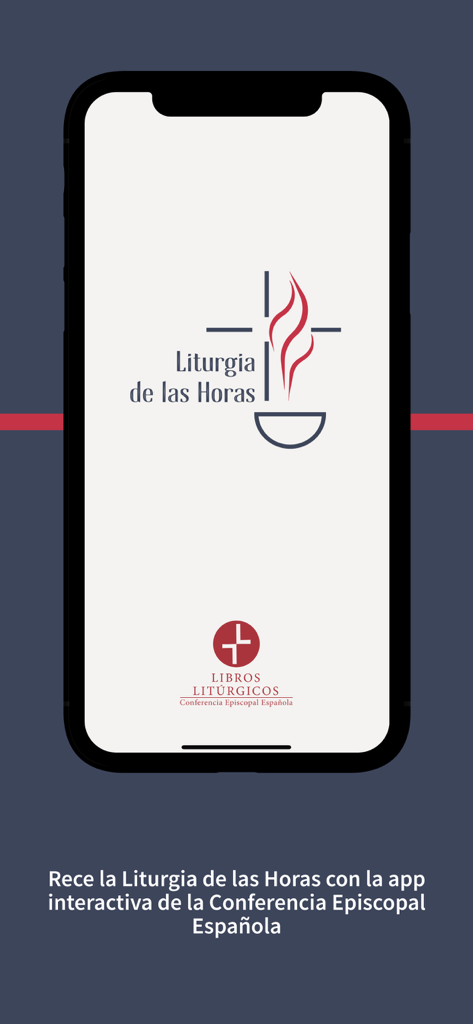 Liturgia de las Horas CEE - Tela de apresentação oficial do aplicativo móvel Liturgia das Horas CEE