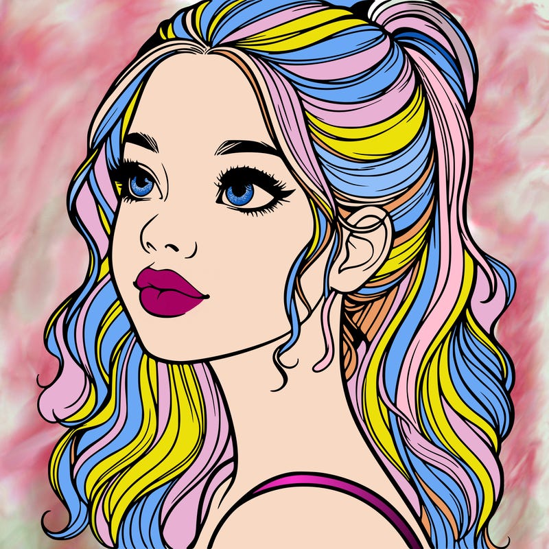 beautiful realistic girl