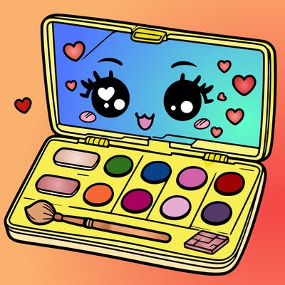makeup pallet