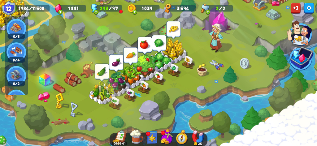 Castle Craft: Merge Quest - Gestión de reino medieval y jugabilidad de agricultura en Castle Craft Merge Quest